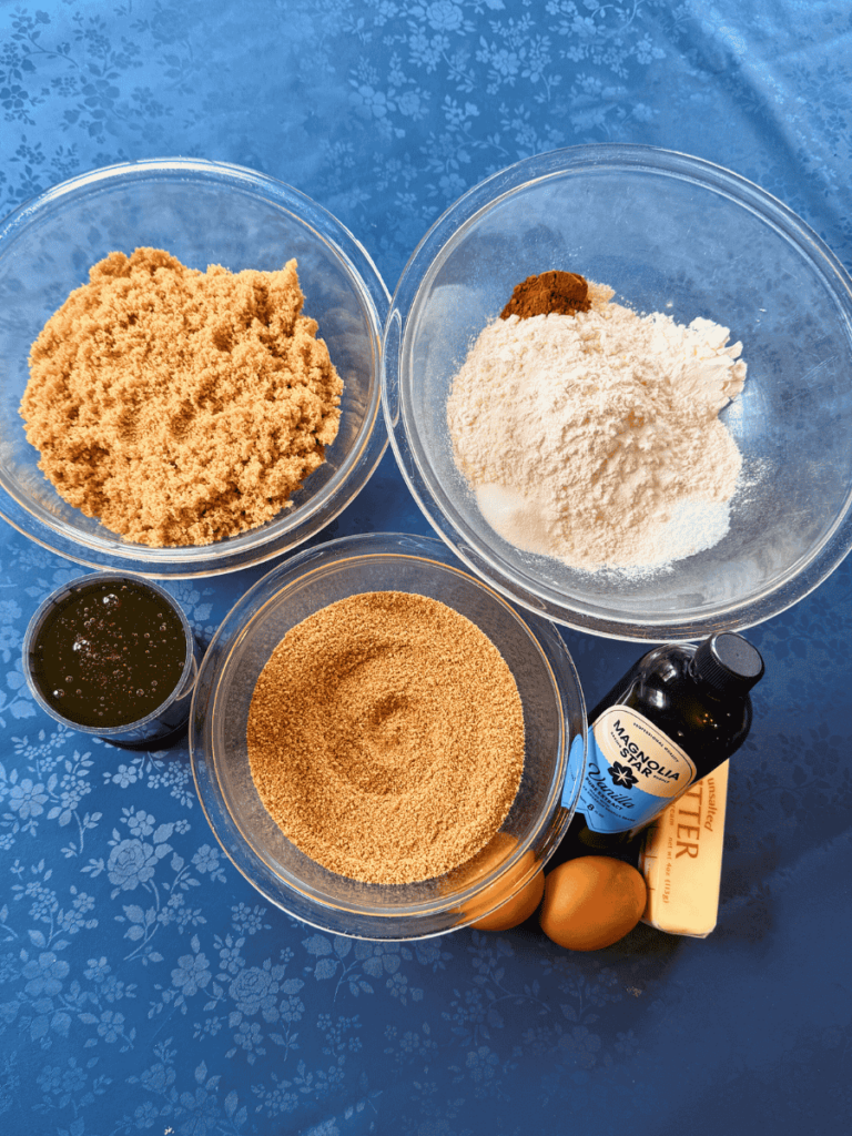 ingredients for s'mores cookie dough