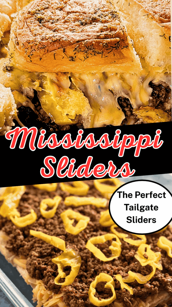 pin image for saving mississippi sliders recipe