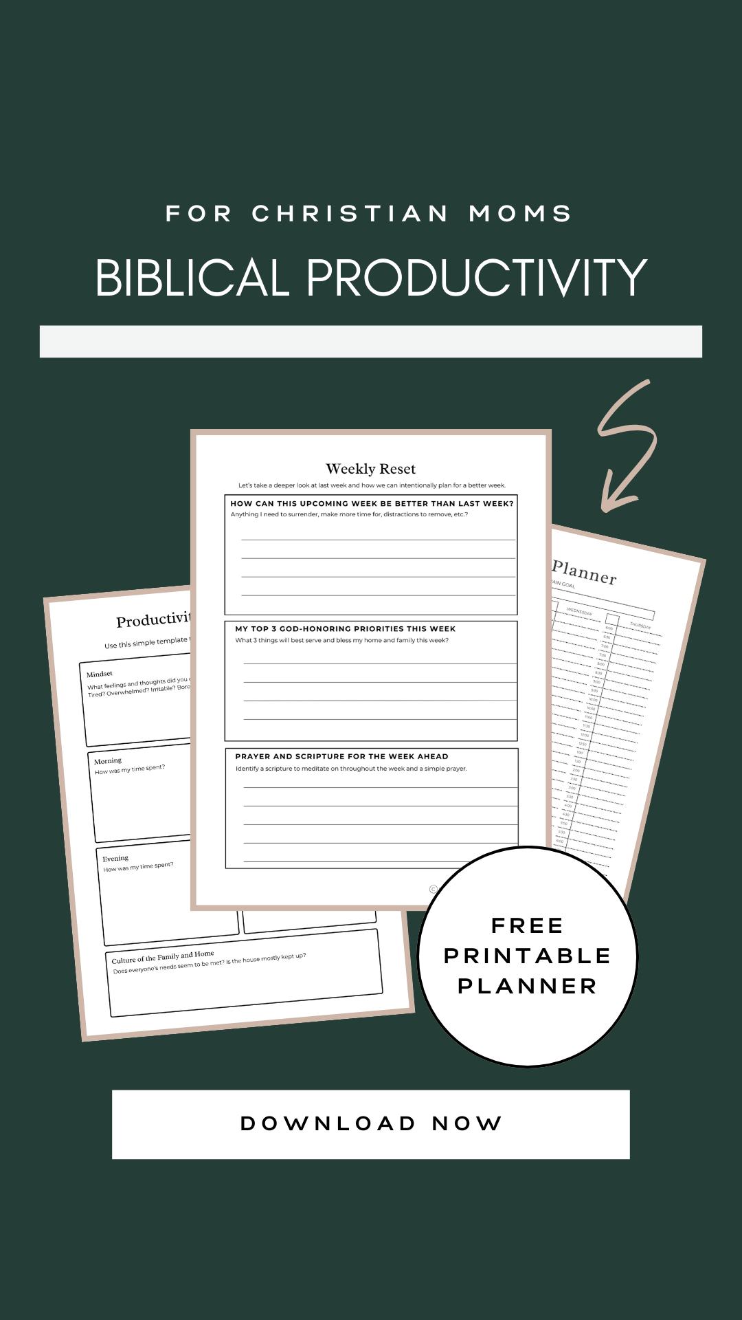 Definition of Biblical Productivity for Christian Moms | Multiply The Five
